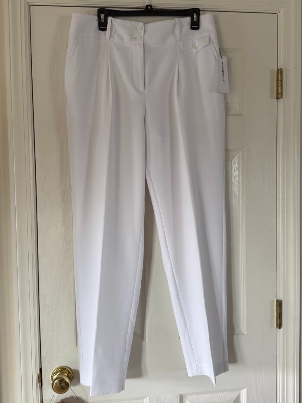 BRAND NEW White Liz Claiborne Dress Pants Size 12